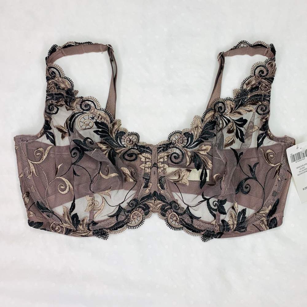 ❌ Sold ❌ Soma • Mochaccino Sensuous Lace Bra 36DD - Picture 2 of 5